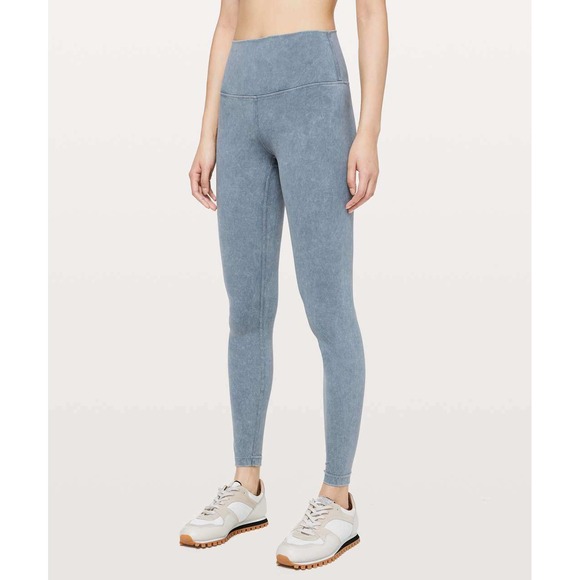 lululemon athletica Pants - Lululemon Wunder Under High-Rise Tight 25" Full-On Luxtreme Washed Moon Blue 6